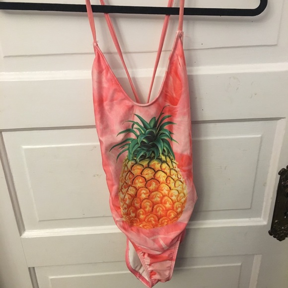 Wildfox Pineapple Swimsuit - Picture 3 of 7